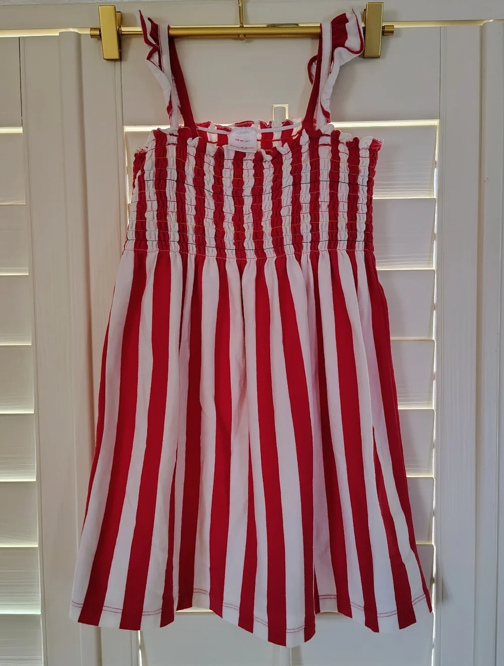 Hannah Anderson Red and White Striped Sundress - Picture 8 of 11